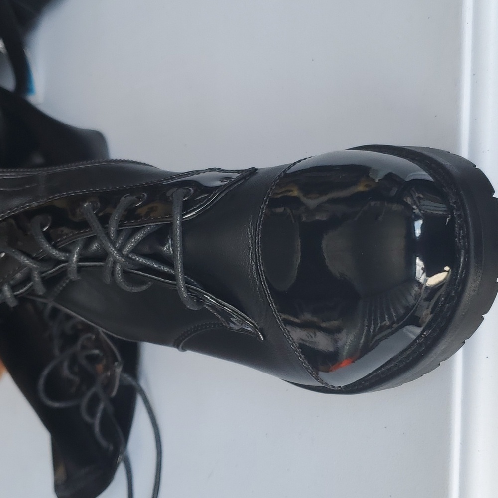 Azalea Wang Thigh High Lace Up Boots size 6 - Picture 4 of 4